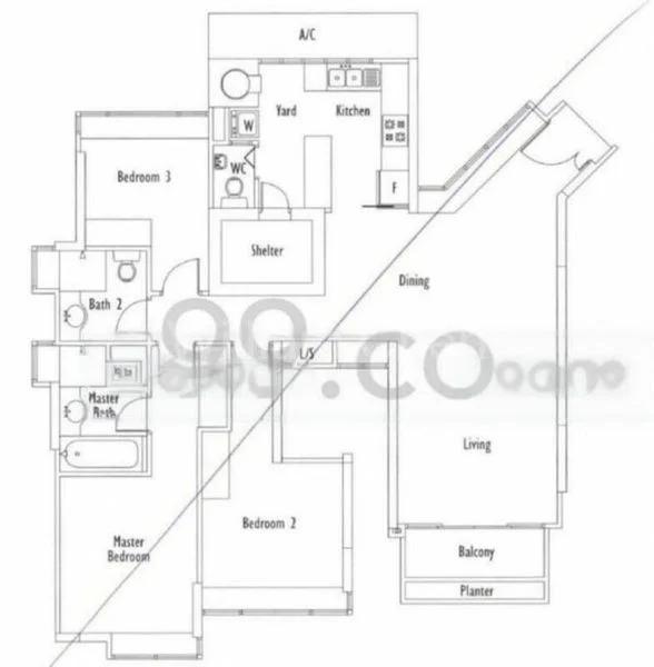 3 Bed Condo for Rent in  Le Crescendo - Image 17